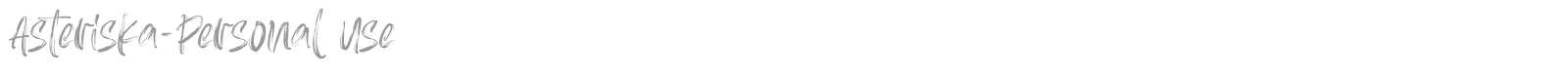 Asteriska font preview